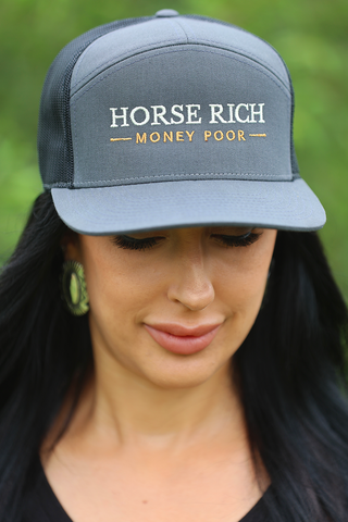 Horse Rich Money Poor Hat