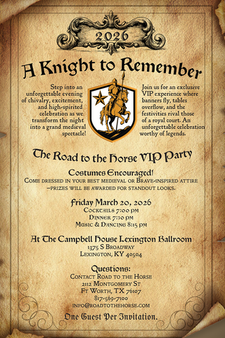 Road to the Horse 2026 VIP Party Ticket
